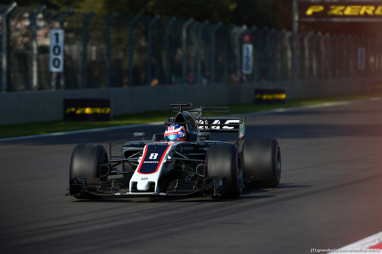 GP MESSICO, 28.10.2017 - Prove Libere 3, Romain Grosjean (FRA) Haas F1 Team VF-17