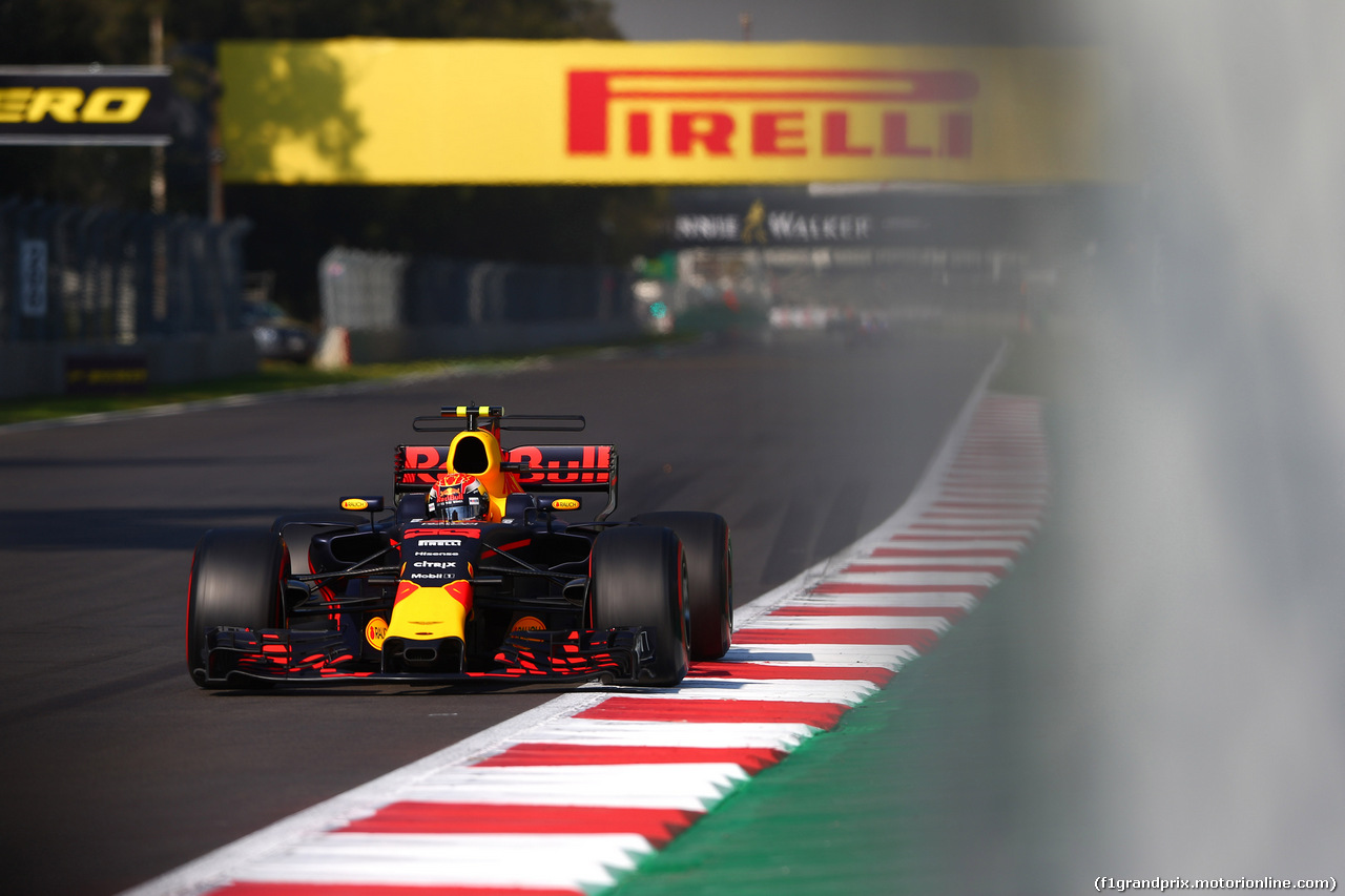 GP MESSICO, 28.10.2017 - Prove Libere 3, Max Verstappen (NED) Red Bull Racing RB13