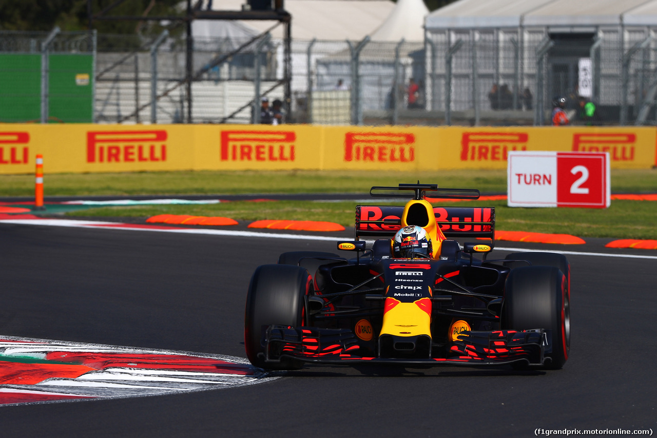 GP MESSICO, 28.10.2017 - Prove Libere 3, Daniel Ricciardo (AUS) Red Bull Racing RB13