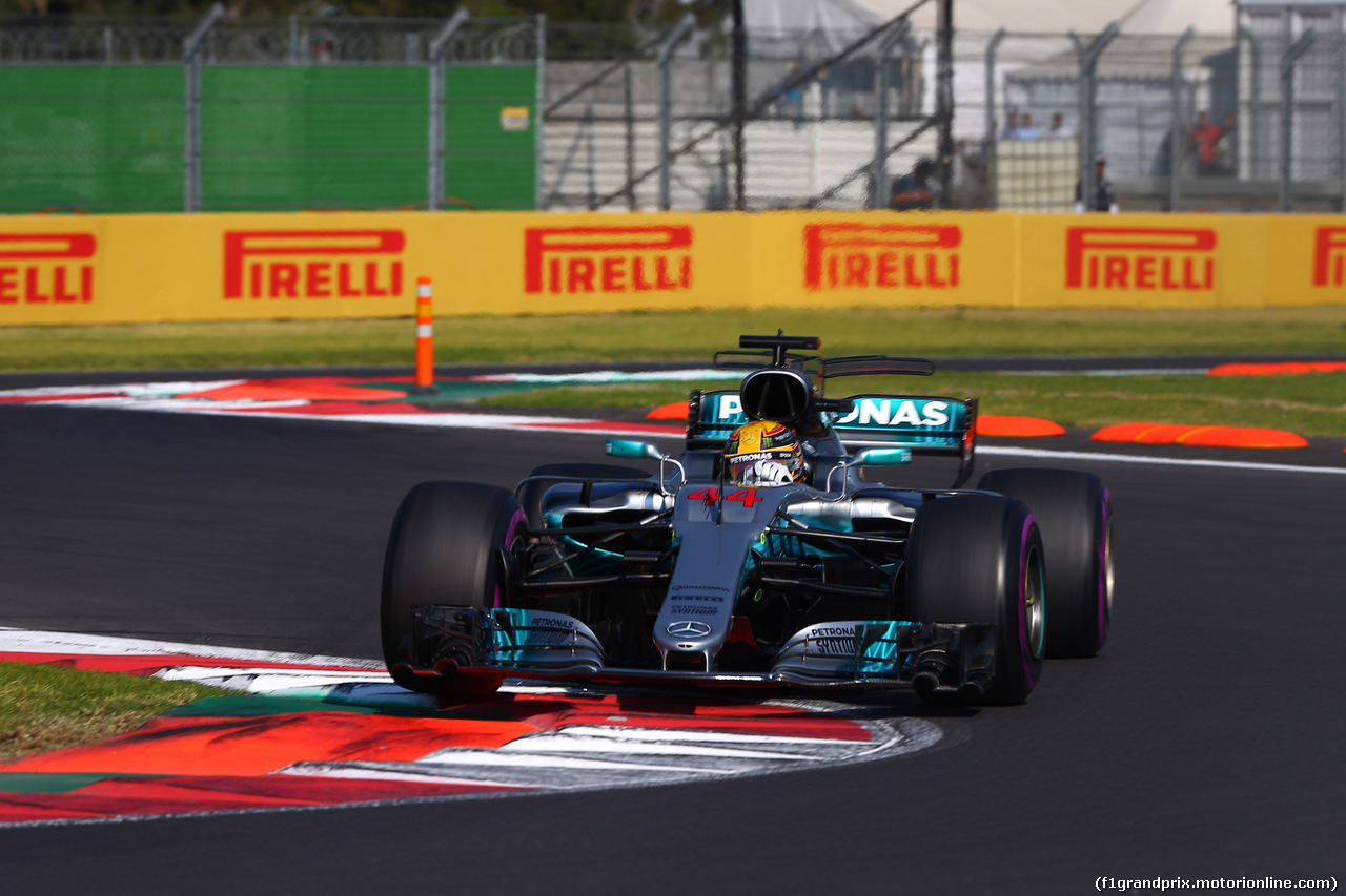 GP MESSICO, 28.10.2017 - Prove Libere 3, Lewis Hamilton (GBR) Mercedes AMG F1 W08