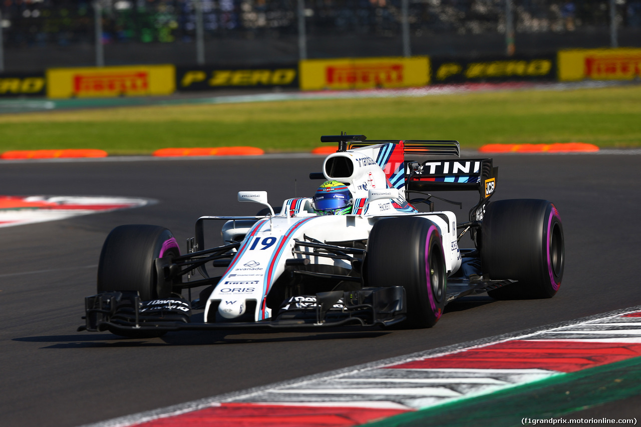 GP MESSICO, 28.10.2017 - Prove Libere 3, Felipe Massa (BRA) Williams FW40