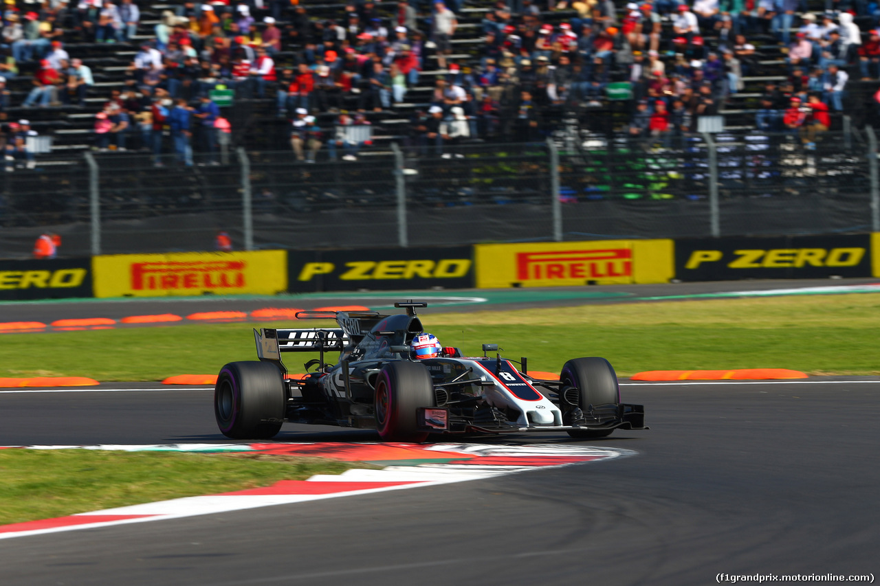 GP MESSICO, 28.10.2017 - Prove Libere 3, Romain Grosjean (FRA) Haas F1 Team VF-17