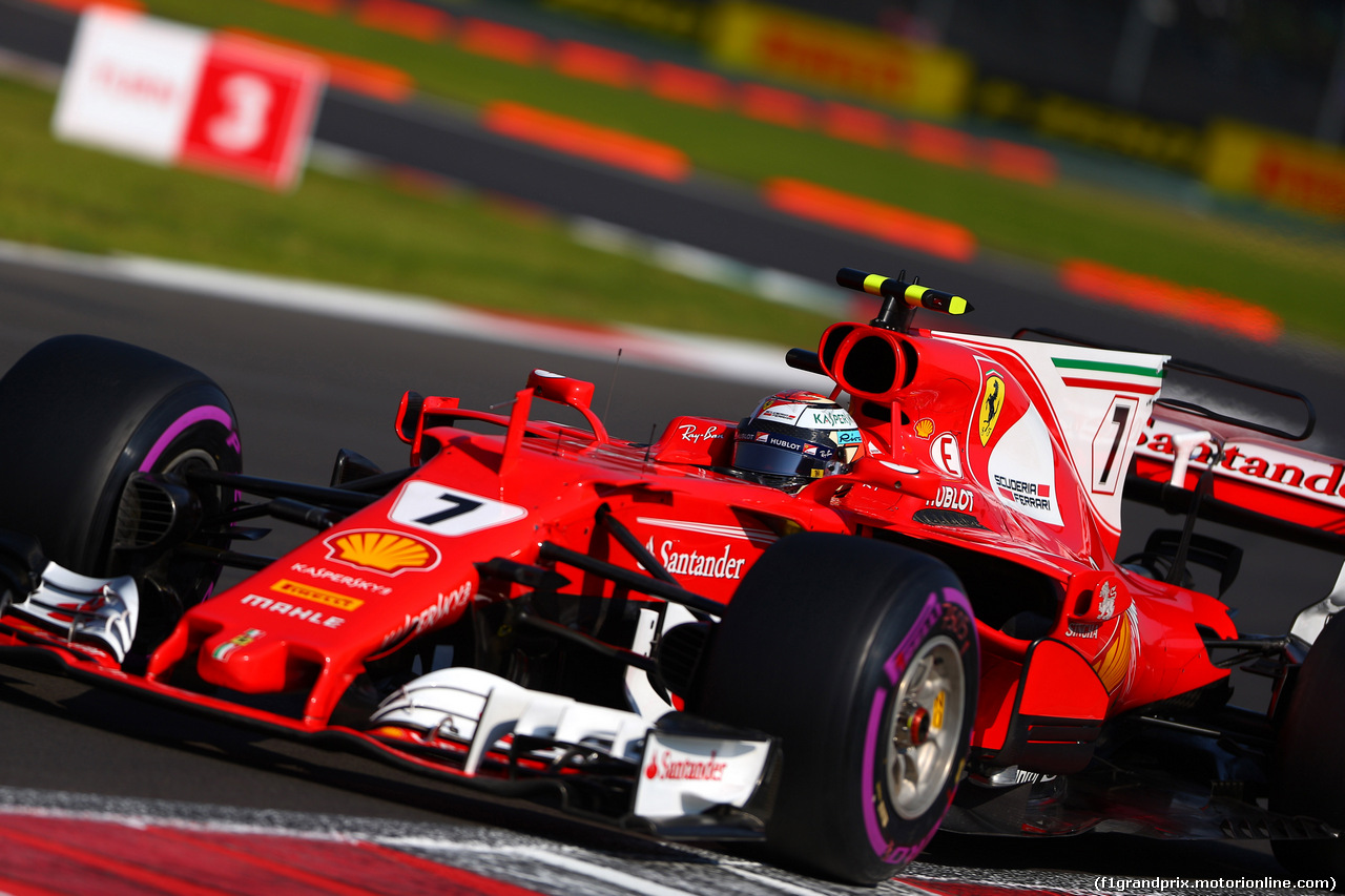 GP MESSICO, 28.10.2017 - Prove Libere 3, Kimi Raikkonen (FIN) Ferrari SF70H