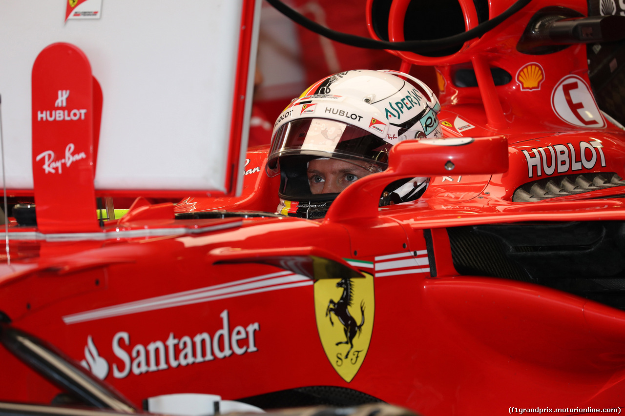 GP MESSICO, 28.10.2017 - Prove Libere 3, Sebastian Vettel (GER) Ferrari SF70H