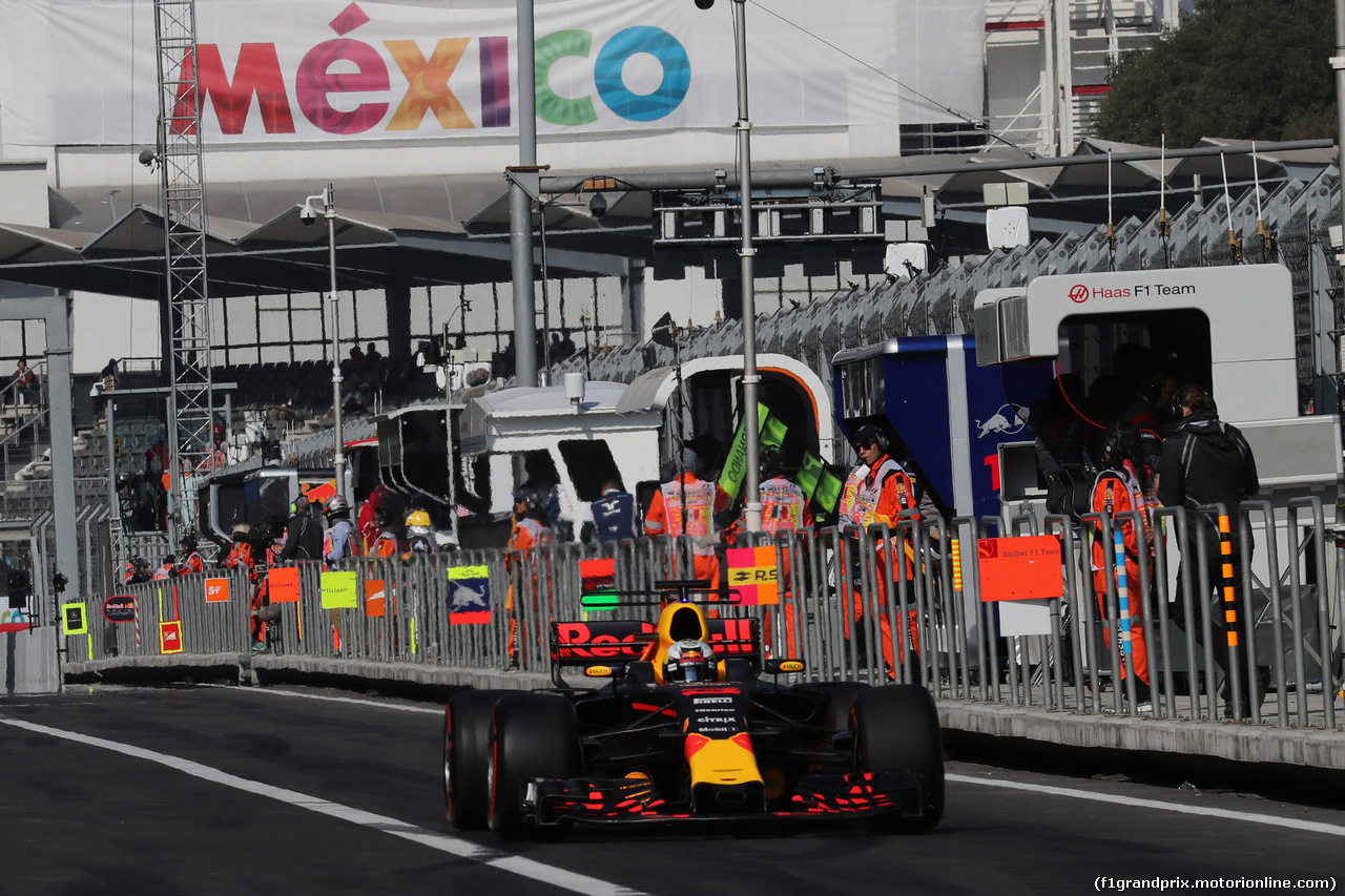 GP MESSICO, 28.10.2017 - Prove Libere 3, Daniel Ricciardo (AUS) Red Bull Racing RB13