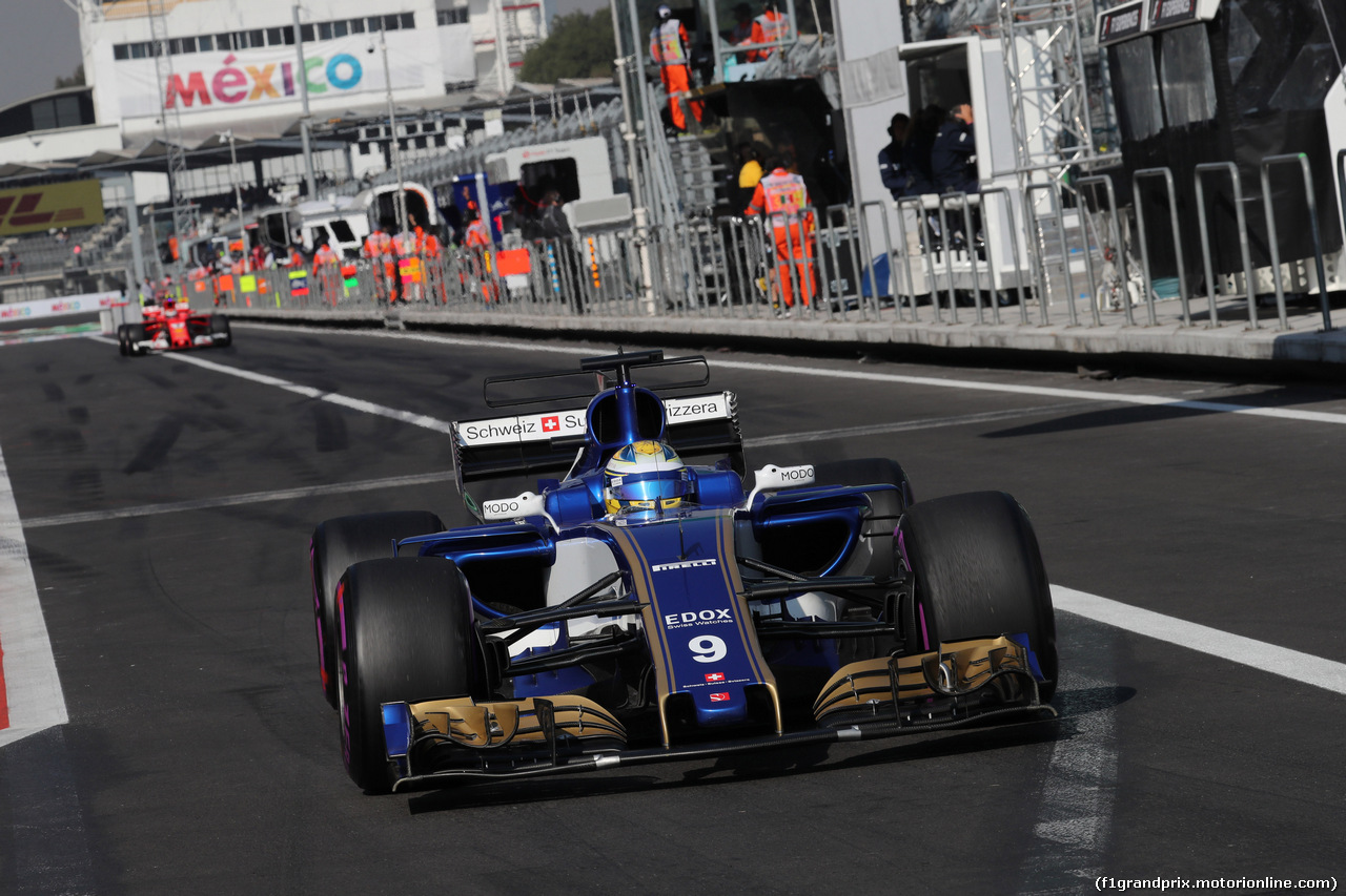 GP MESSICO, 28.10.2017 - Prove Libere 3, Marcus Ericsson (SUE) Sauber C36