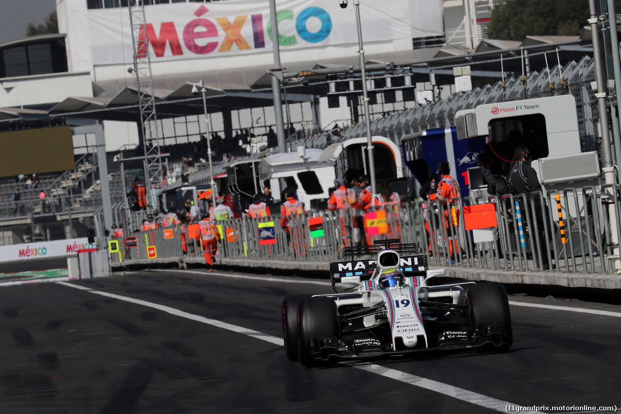 GP MESSICO, 28.10.2017 - Prove Libere 3, Felipe Massa (BRA) Williams FW40
