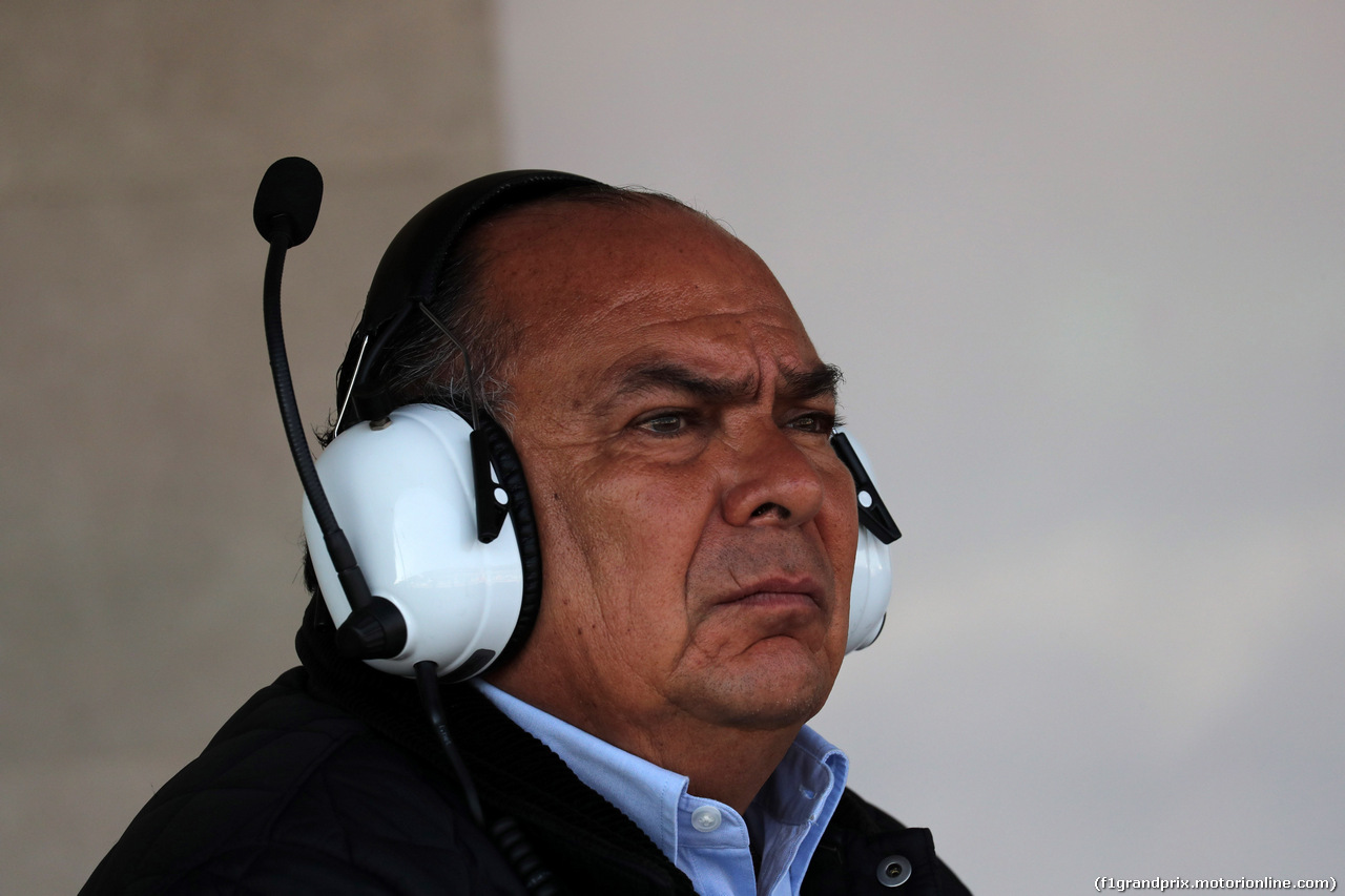 GP MESSICO, 28.10.2017 - Prove Libere 3, The father of Sergio Perez (MEX) Sahara Force India F1 VJM010