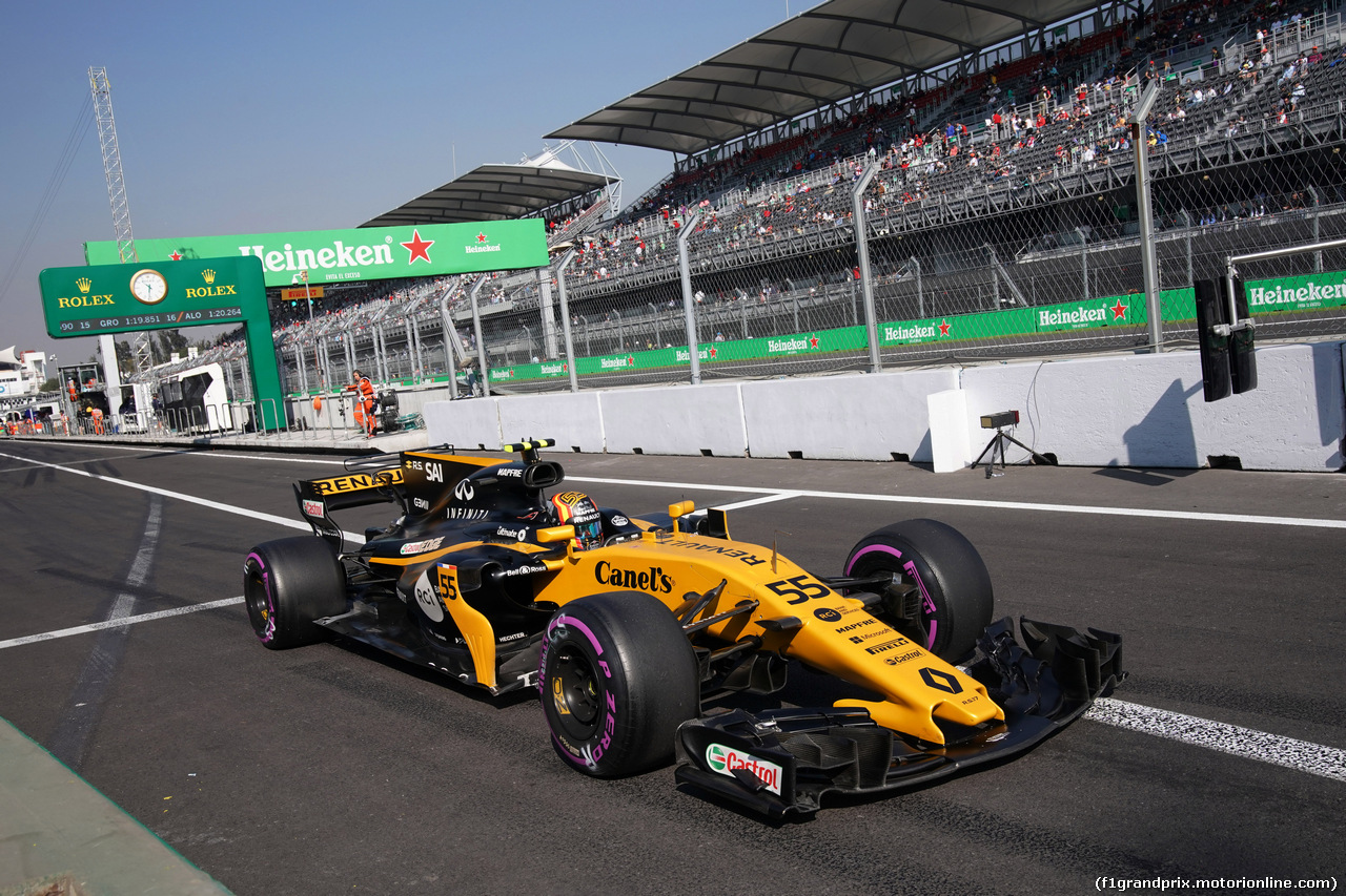 GP MESSICO, 28.10.2017 - Prove Libere 3, Carlos Sainz Jr (ESP) Renault Sport F1 Team RS17