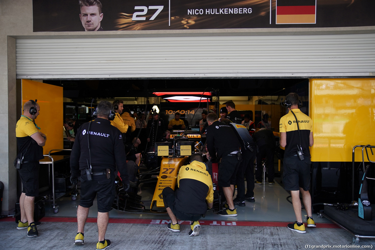 GP MESSICO, 28.10.2017 - Prove Libere 3, Nico Hulkenberg (GER) Renault Sport F1 Team RS17