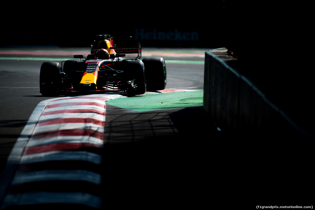 GP MESSICO, 28.10.2017 - Prove Libere 3, Max Verstappen (NED) Red Bull Racing RB13
