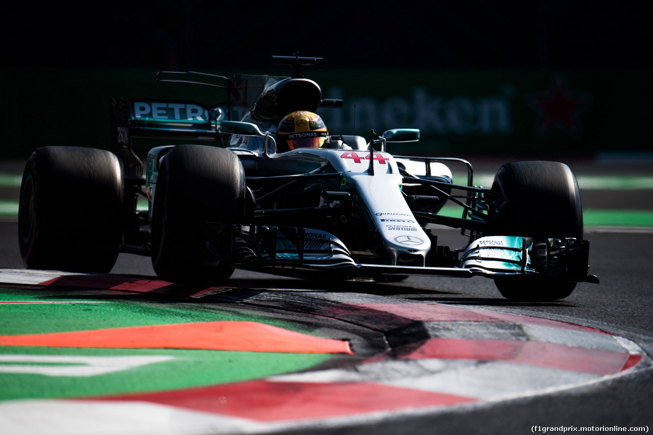 GP MESSICO, 28.10.2017 - Prove Libere 3, Lewis Hamilton (GBR) Mercedes AMG F1 W08