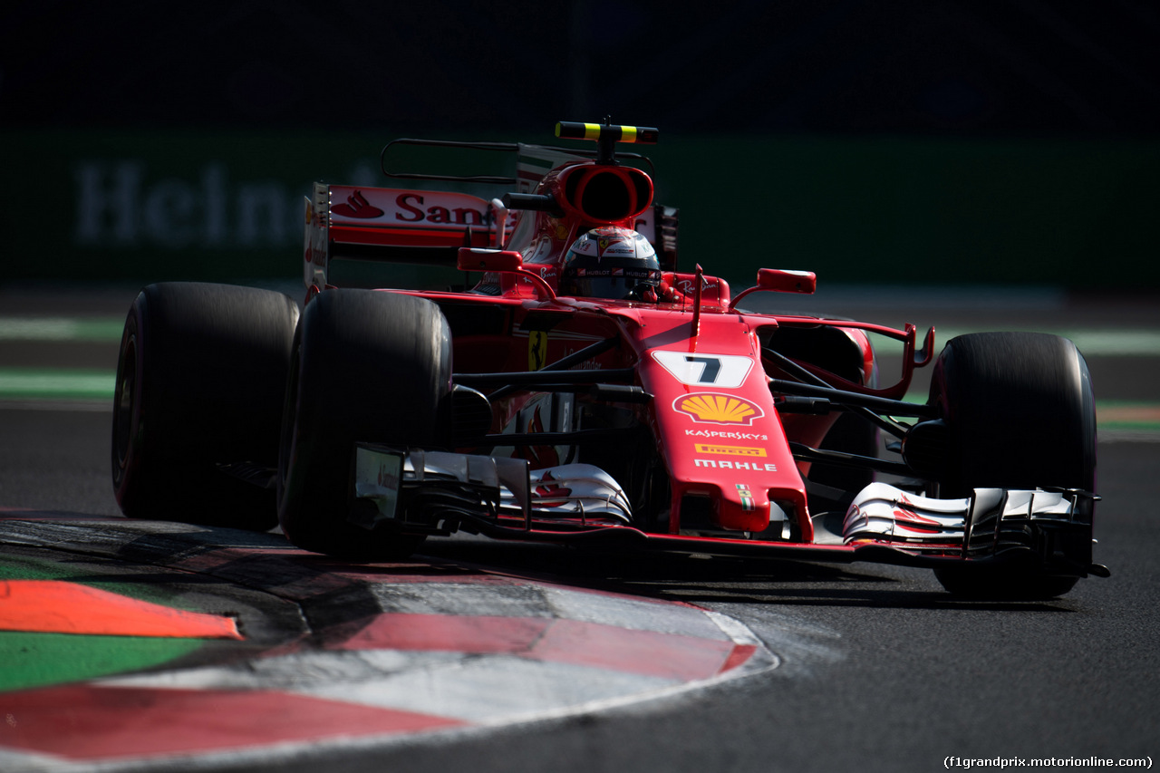 GP MESSICO, 28.10.2017 - Prove Libere 3, Kimi Raikkonen (FIN) Ferrari SF70H
