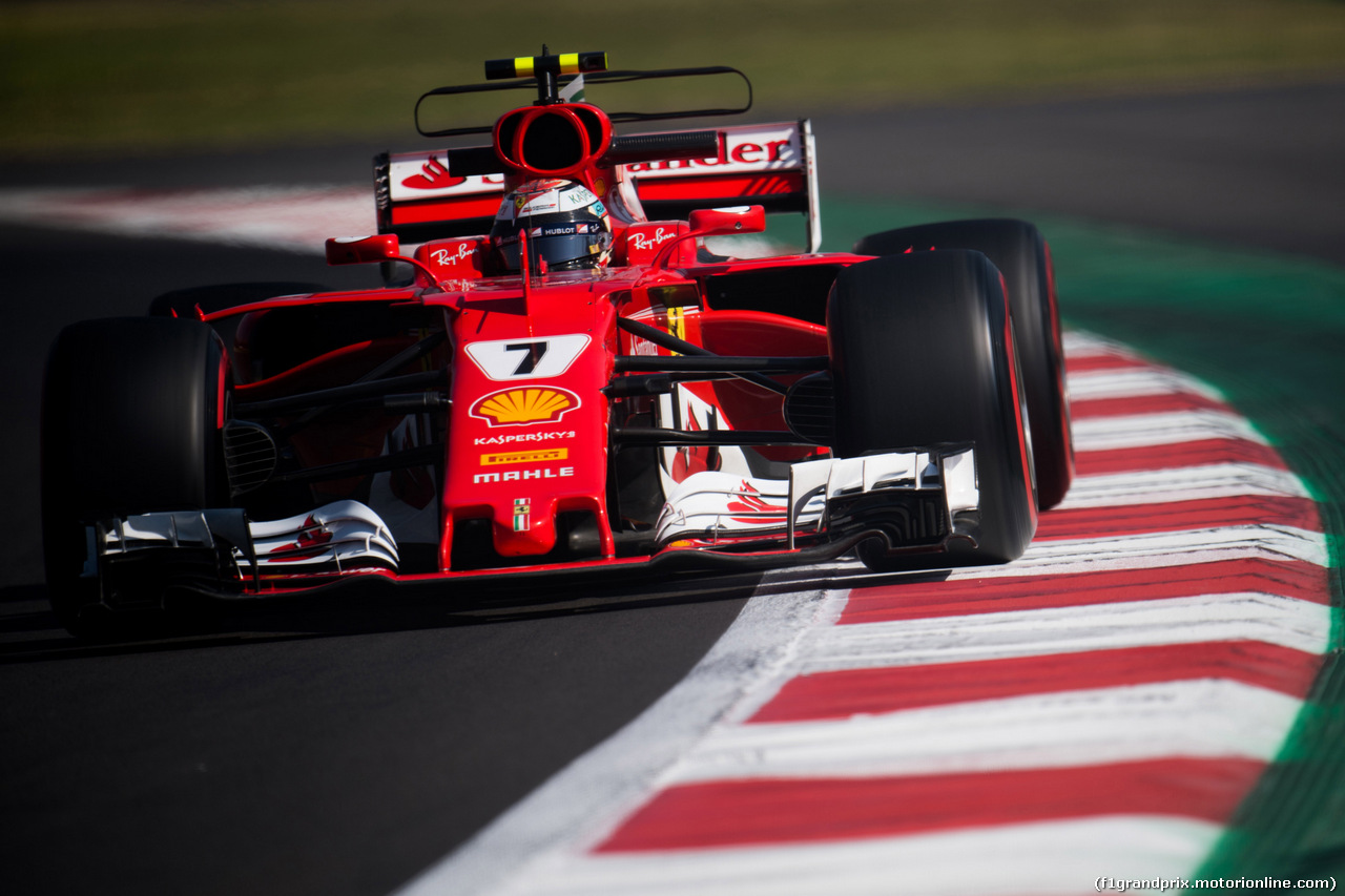 GP MESSICO, 28.10.2017 - Prove Libere 3, Kimi Raikkonen (FIN) Ferrari SF70H