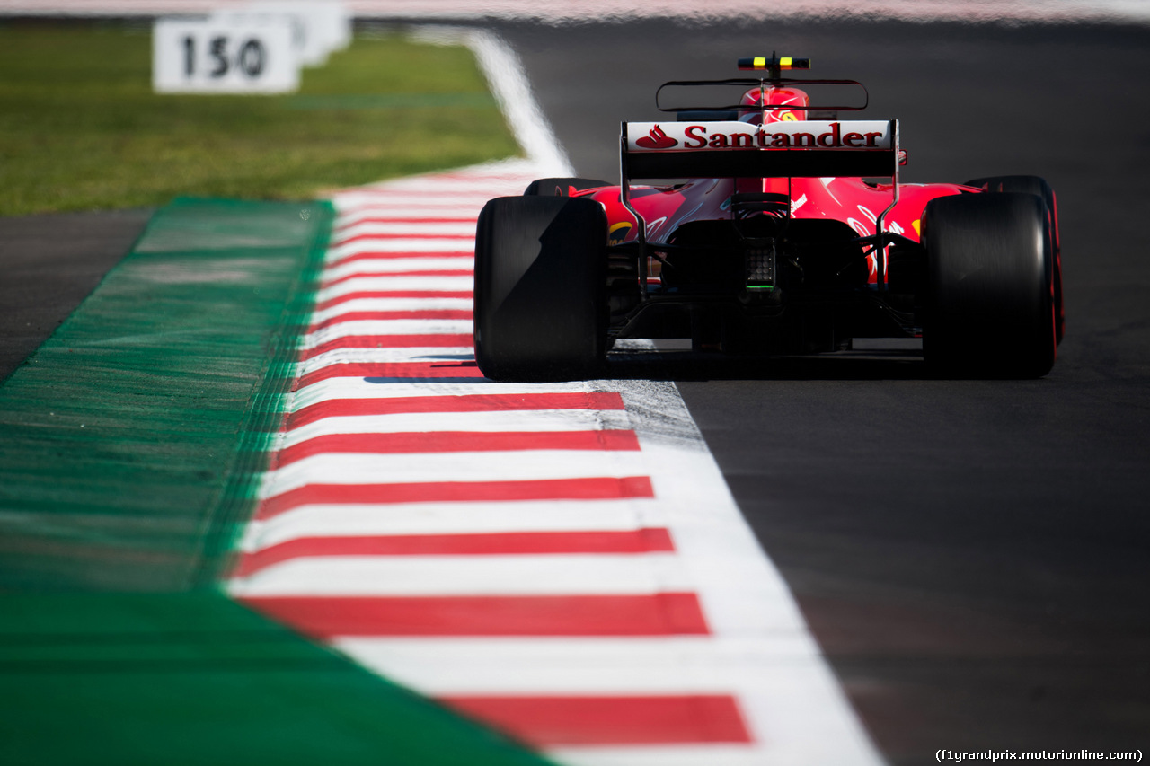 GP MESSICO, 28.10.2017 - Prove Libere 3, Kimi Raikkonen (FIN) Ferrari SF70H