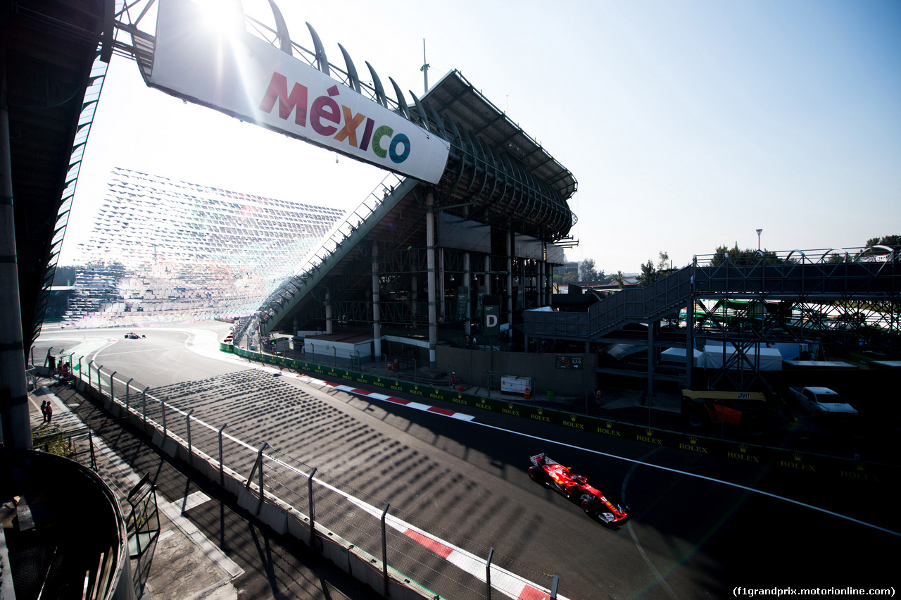 GP MESSICO, 28.10.2017 - Prove Libere 3, Kimi Raikkonen (FIN) Ferrari SF70H