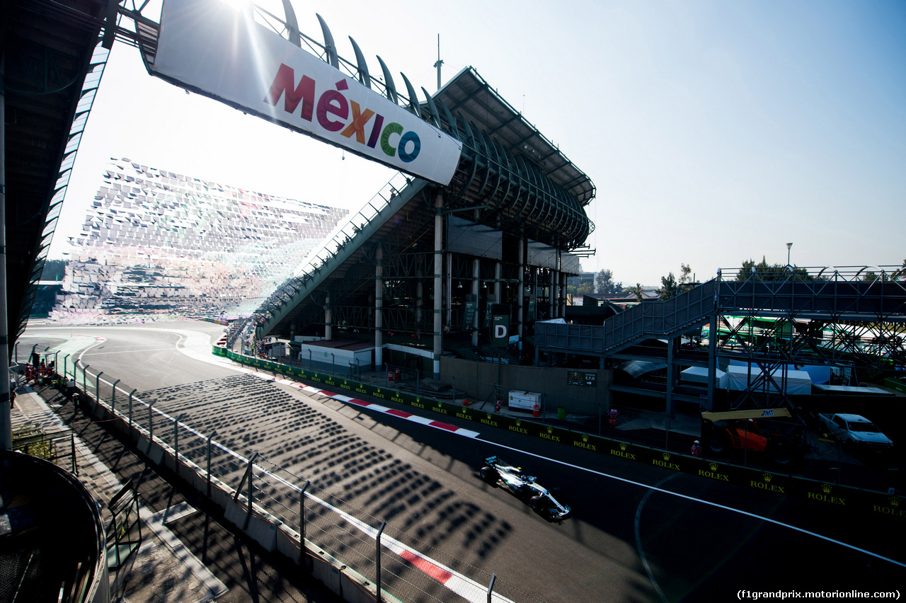 GP MESSICO, 28.10.2017 - Prove Libere 3, Valtteri Bottas (FIN) Mercedes AMG F1 W08