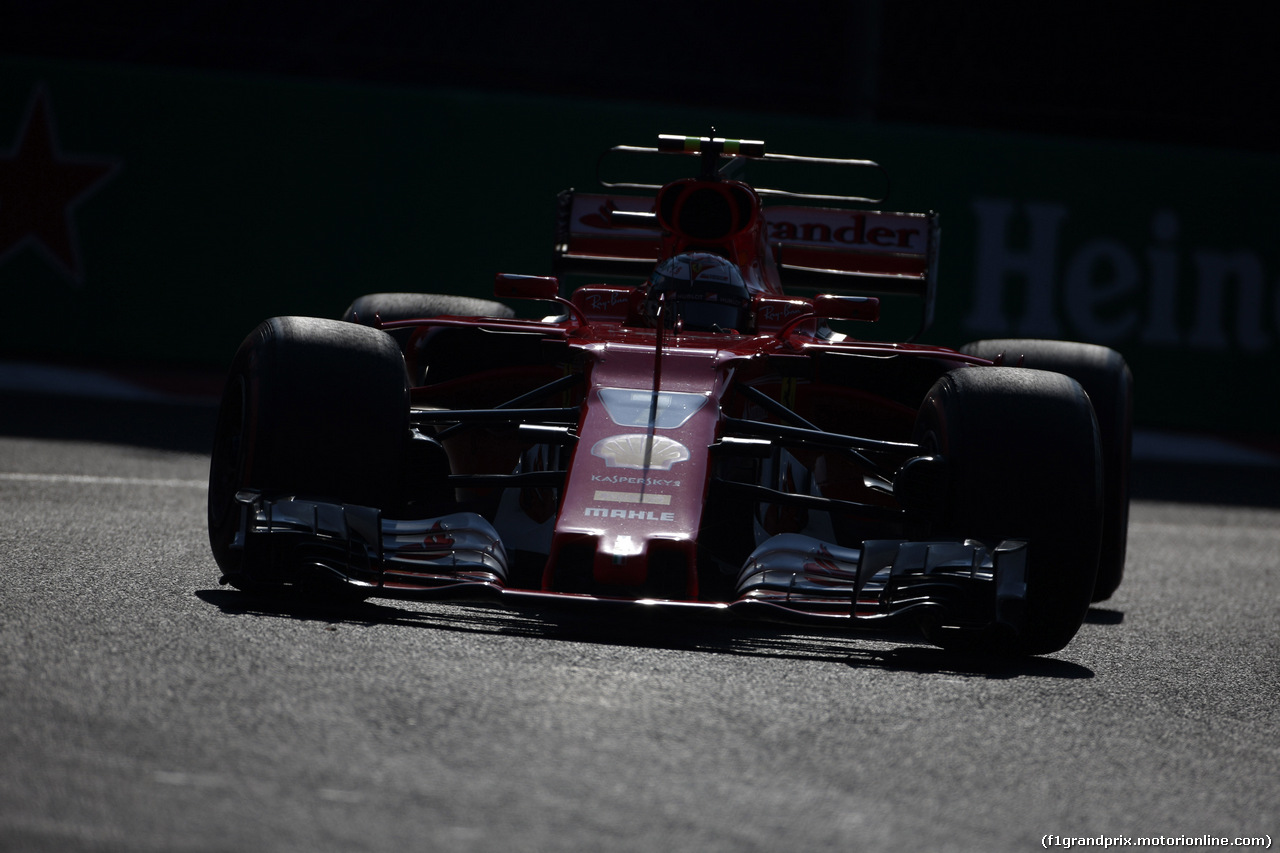 GP MESSICO, 28.10.2017 - Prove Libere 3, Kimi Raikkonen (FIN) Ferrari SF70H