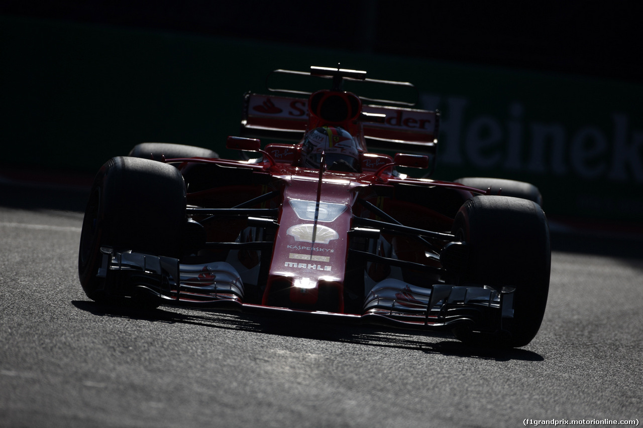 GP MESSICO, 28.10.2017 - Prove Libere 3, Sebastian Vettel (GER) Ferrari SF70H