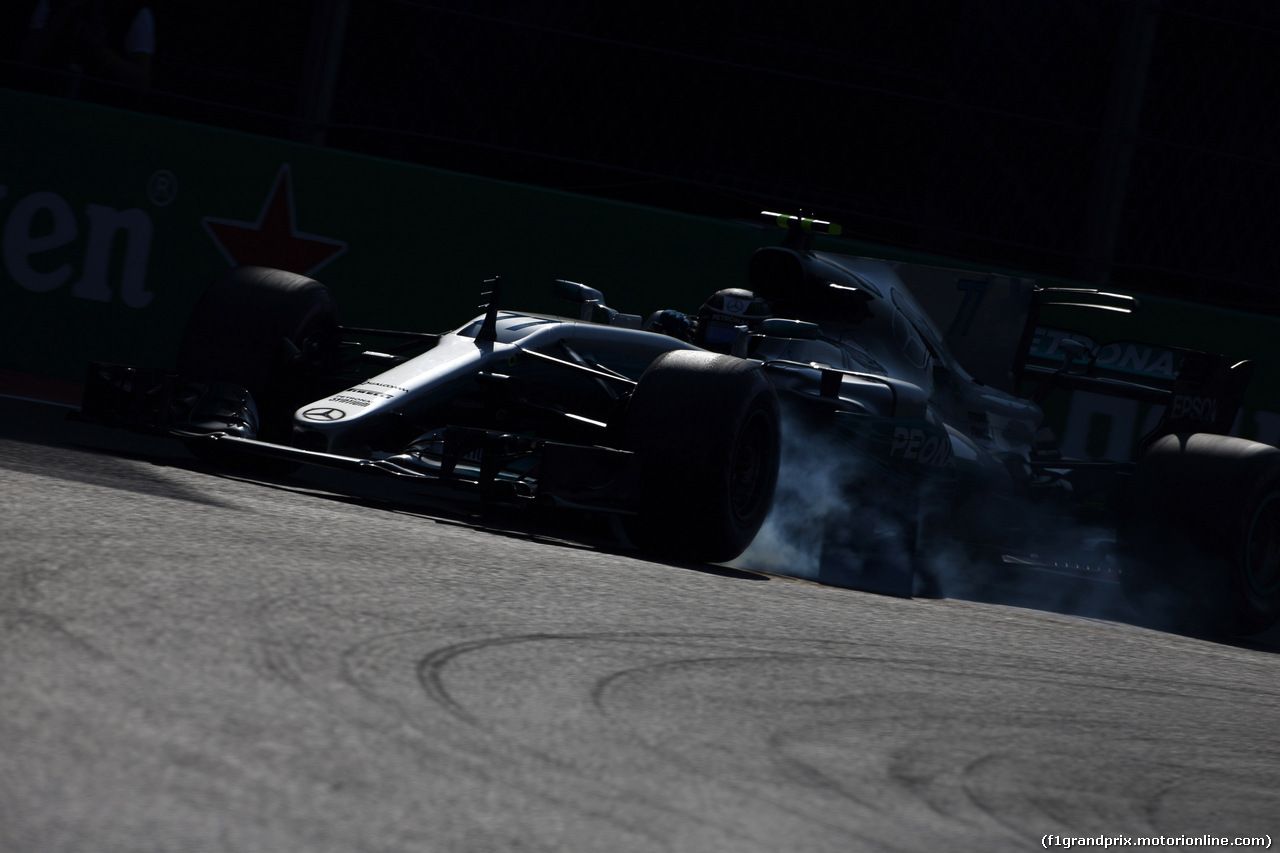 GP MESSICO, 28.10.2017 - Prove Libere 3, Valtteri Bottas (FIN) Mercedes AMG F1 W08