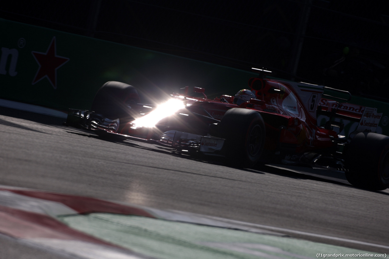 GP MESSICO, 28.10.2017 - Prove Libere 3, Sebastian Vettel (GER) Ferrari SF70H