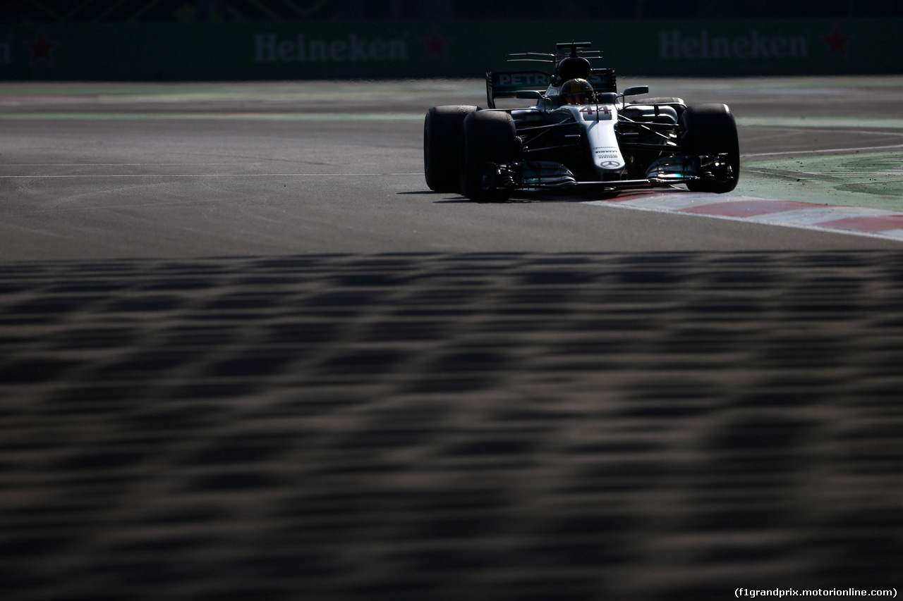GP MESSICO, 28.10.2017 - Prove Libere 3, Lewis Hamilton (GBR) Mercedes AMG F1 W08