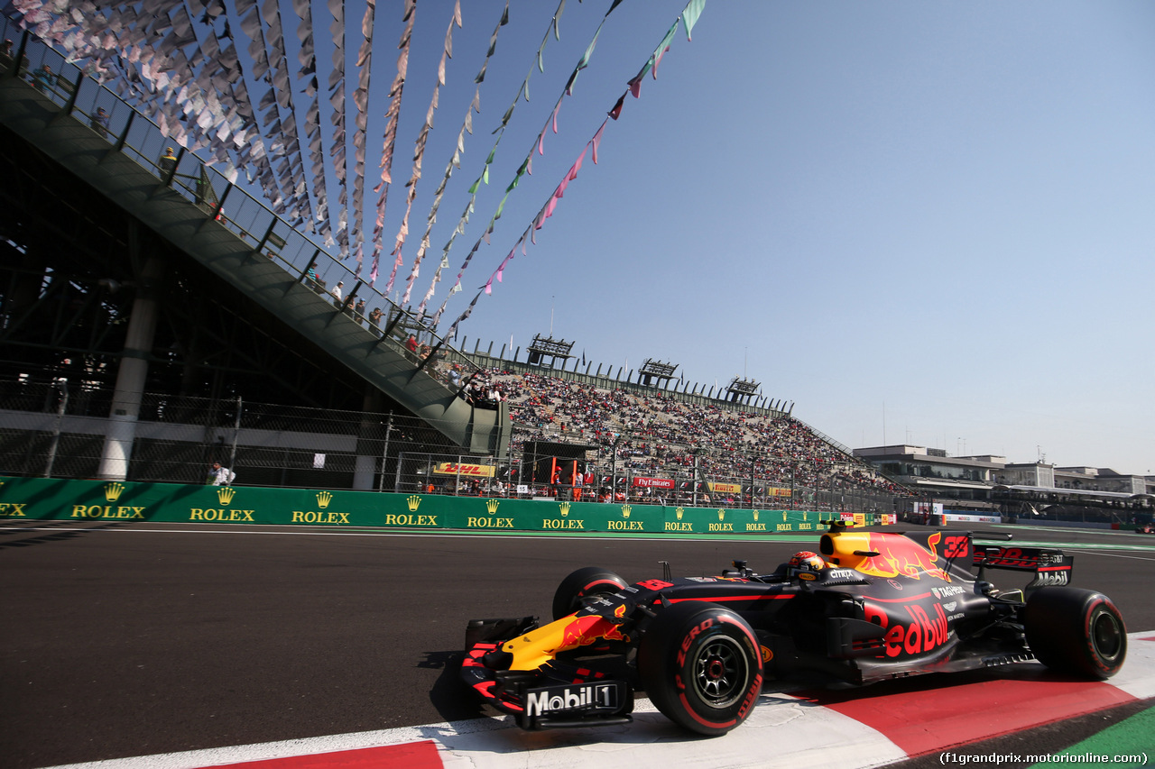 GP MESSICO, 28.10.2017 - Prove Libere 3, Max Verstappen (NED) Red Bull Racing RB13