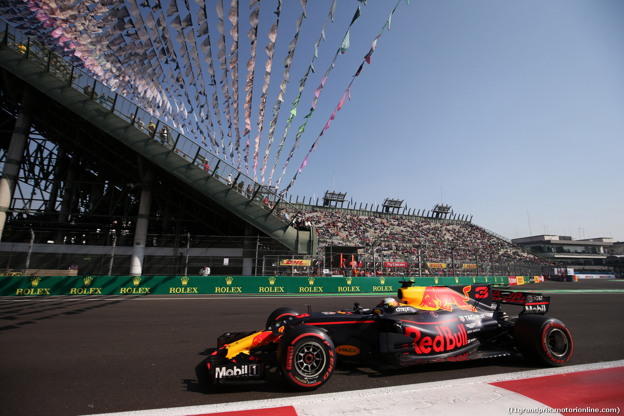 GP MESSICO, 28.10.2017 - Prove Libere 3, Daniel Ricciardo (AUS) Red Bull Racing RB13