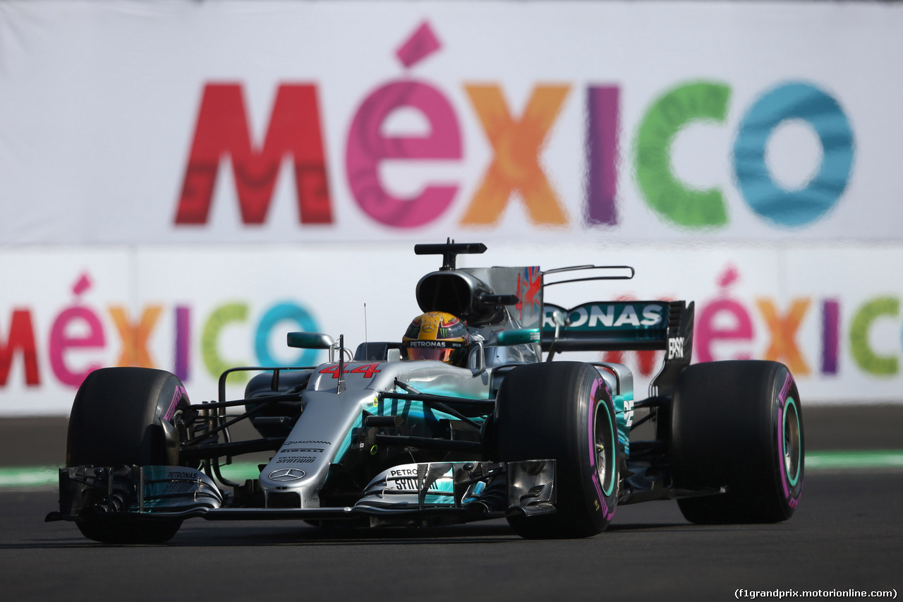 GP MESSICO, 28.10.2017 - Prove Libere 3, Lewis Hamilton (GBR) Mercedes AMG F1 W08