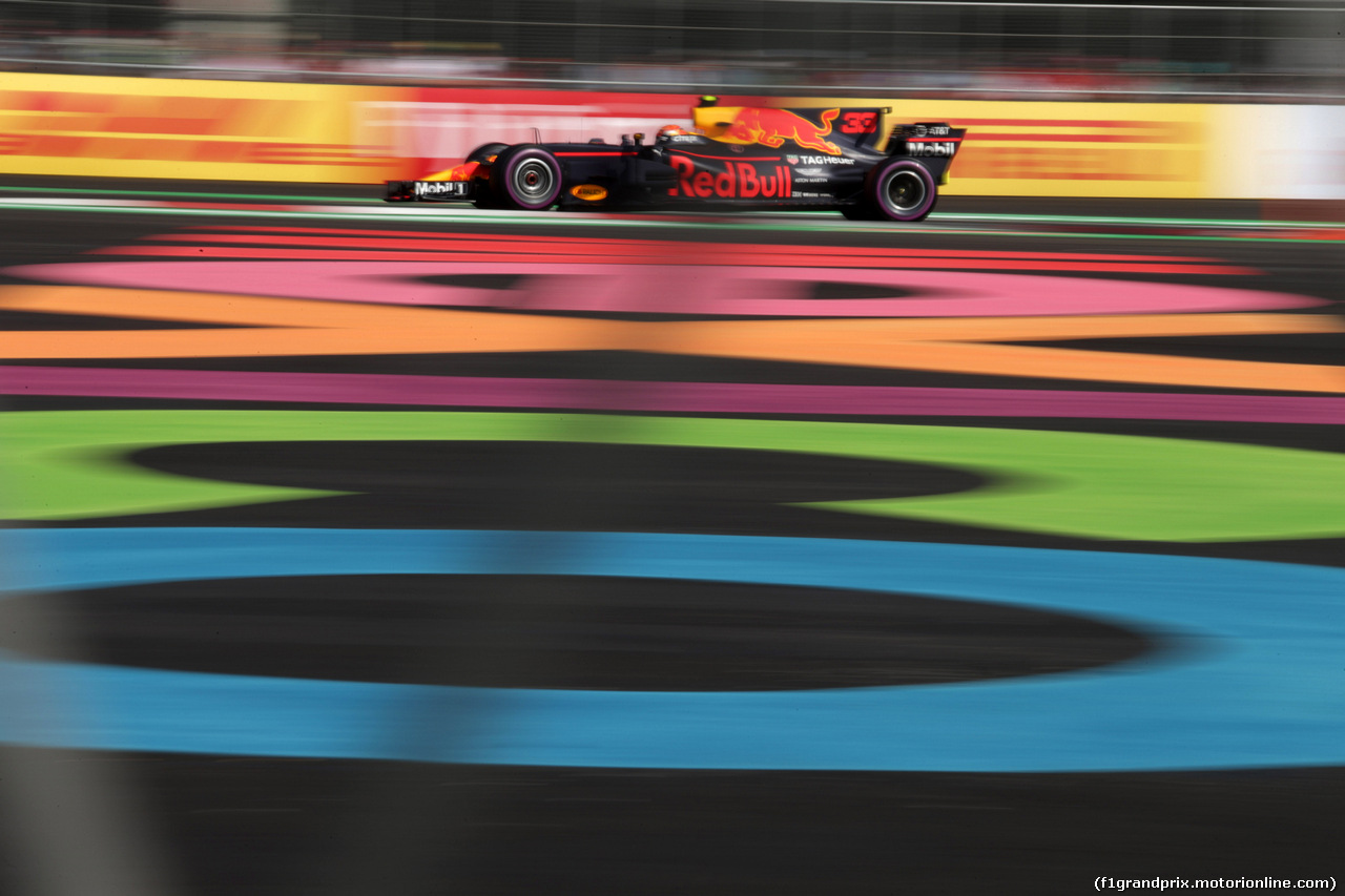 GP MESSICO, 28.10.2017 - Prove Libere 3, Max Verstappen (NED) Red Bull Racing RB13