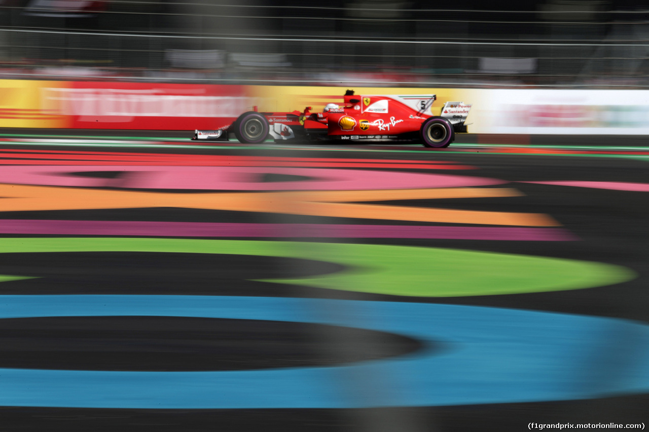 GP MESSICO, 28.10.2017 - Prove Libere 3, Sebastian Vettel (GER) Ferrari SF70H