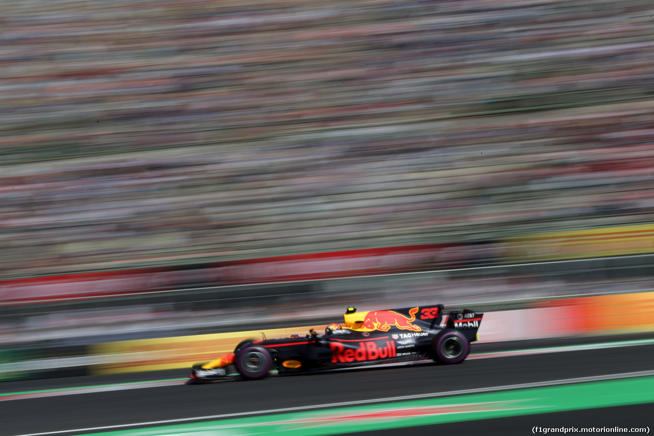 GP MESSICO, 28.10.2017 - Prove Libere 3, Max Verstappen (NED) Red Bull Racing RB13
