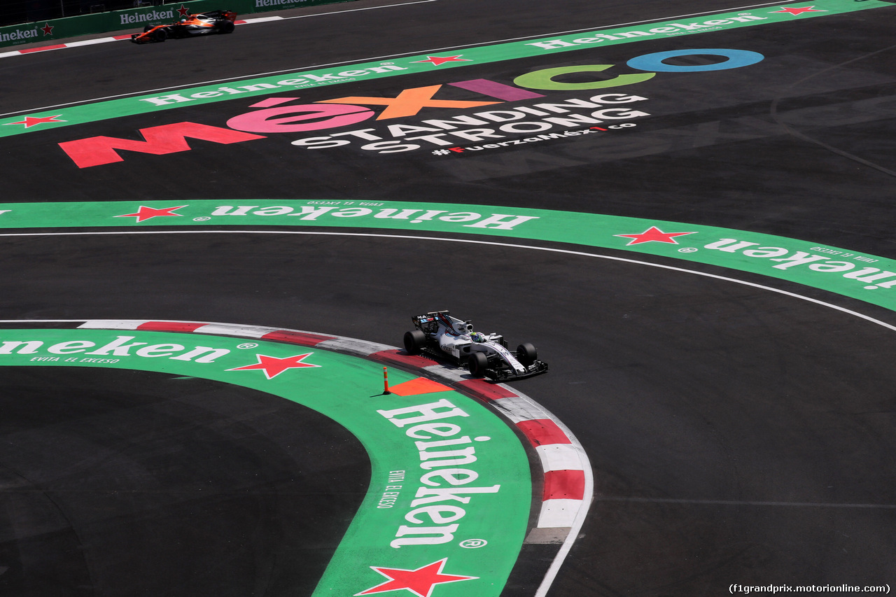 GP MESSICO, 28.10.2017 - Qualifiche, Felipe Massa (BRA) Williams FW40