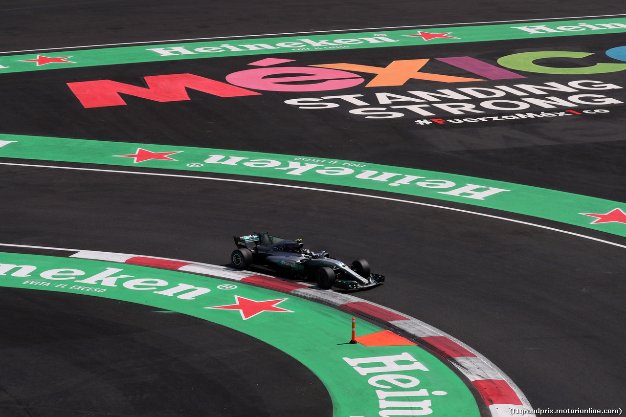 GP MESSICO, 28.10.2017 - Qualifiche, Valtteri Bottas (FIN) Mercedes AMG F1 W08