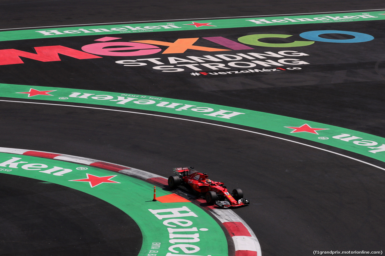 GP MESSICO, 28.10.2017 - Qualifiche, Sebastian Vettel (GER) Ferrari SF70H