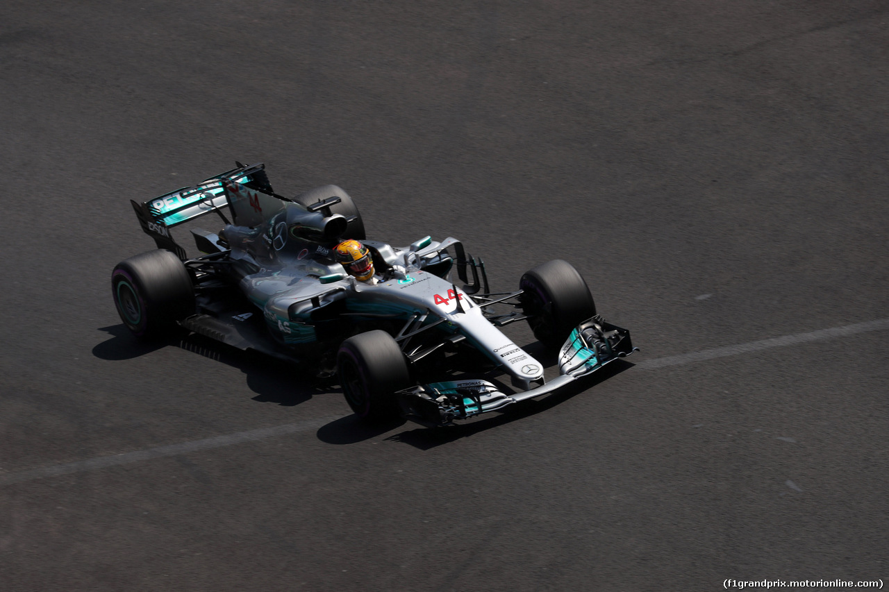 GP MESSICO, 28.10.2017 - Qualifiche, Lewis Hamilton (GBR) Mercedes AMG F1 W08