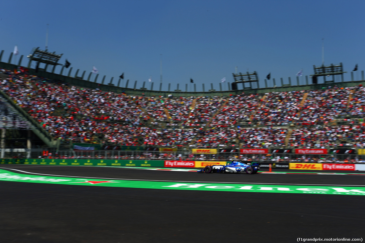 GP MESSICO, 28.10.2017 - Qualifiche, Pascal Wehrlein (GER) Sauber C36