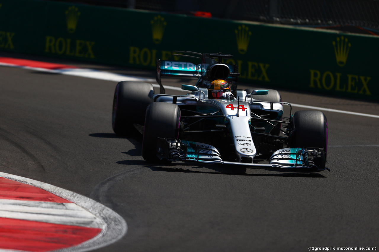 GP MESSICO, 28.10.2017 - Qualifiche, Lewis Hamilton (GBR) Mercedes AMG F1 W08