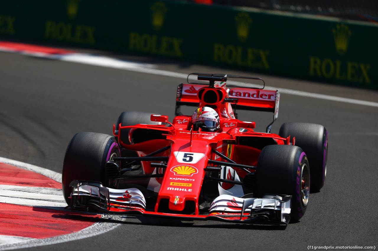 GP MESSICO, 28.10.2017 - Qualifiche, Sebastian Vettel (GER) Ferrari SF70H