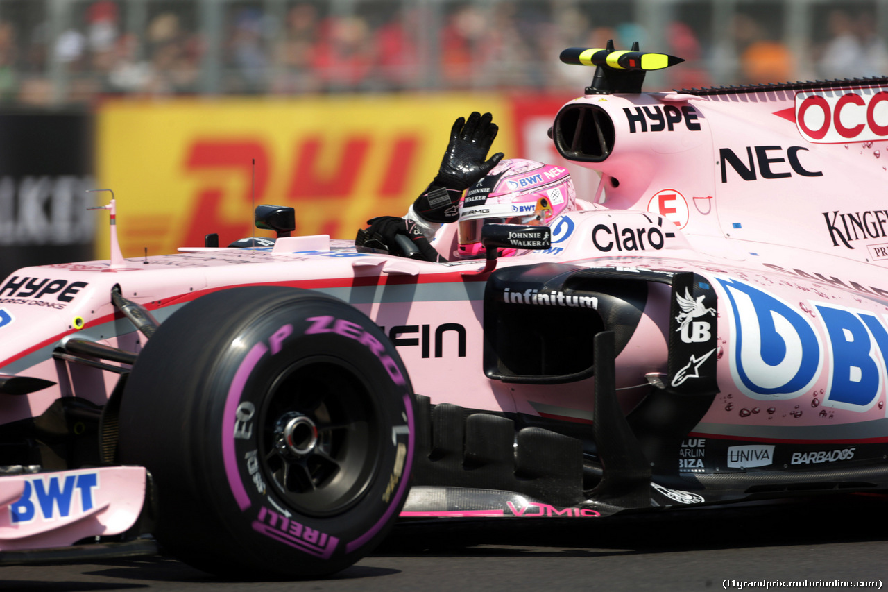 GP MESSICO, 28.10.2017 - Qualifiche, Esteban Ocon (FRA) Sahara Force India F1 VJM10
