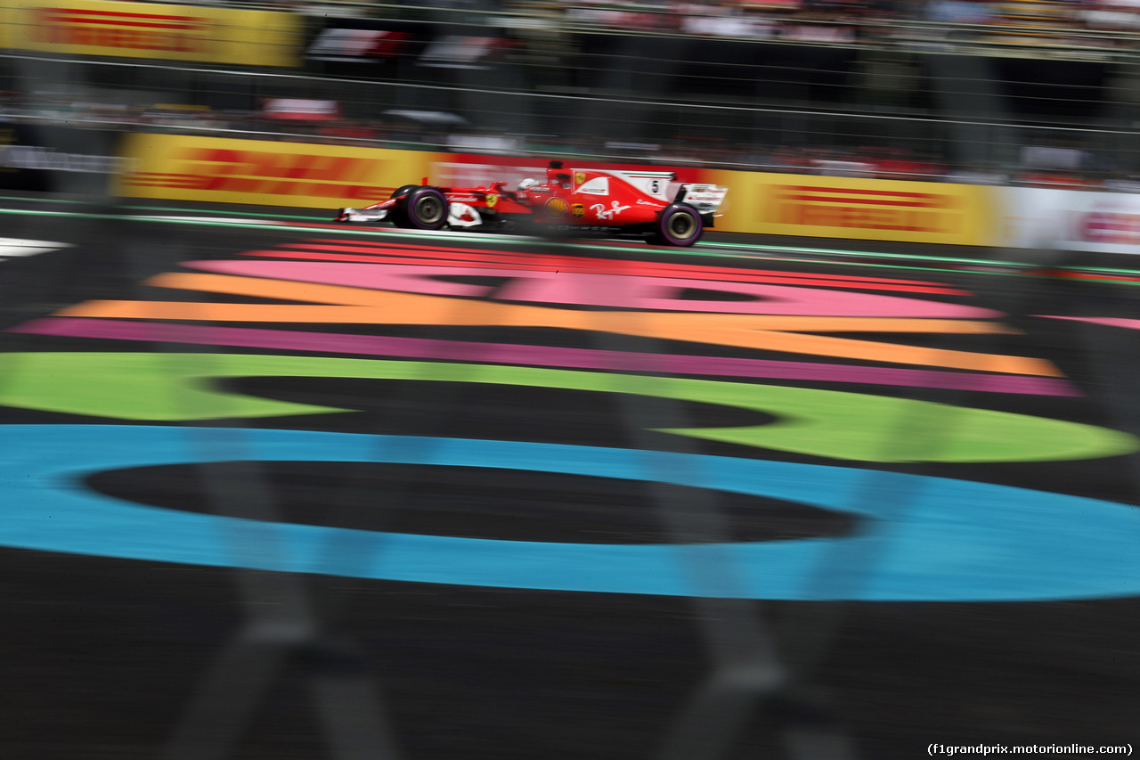 GP MESSICO, 28.10.2017 - Qualifiche, Sebastian Vettel (GER) Ferrari SF70H
