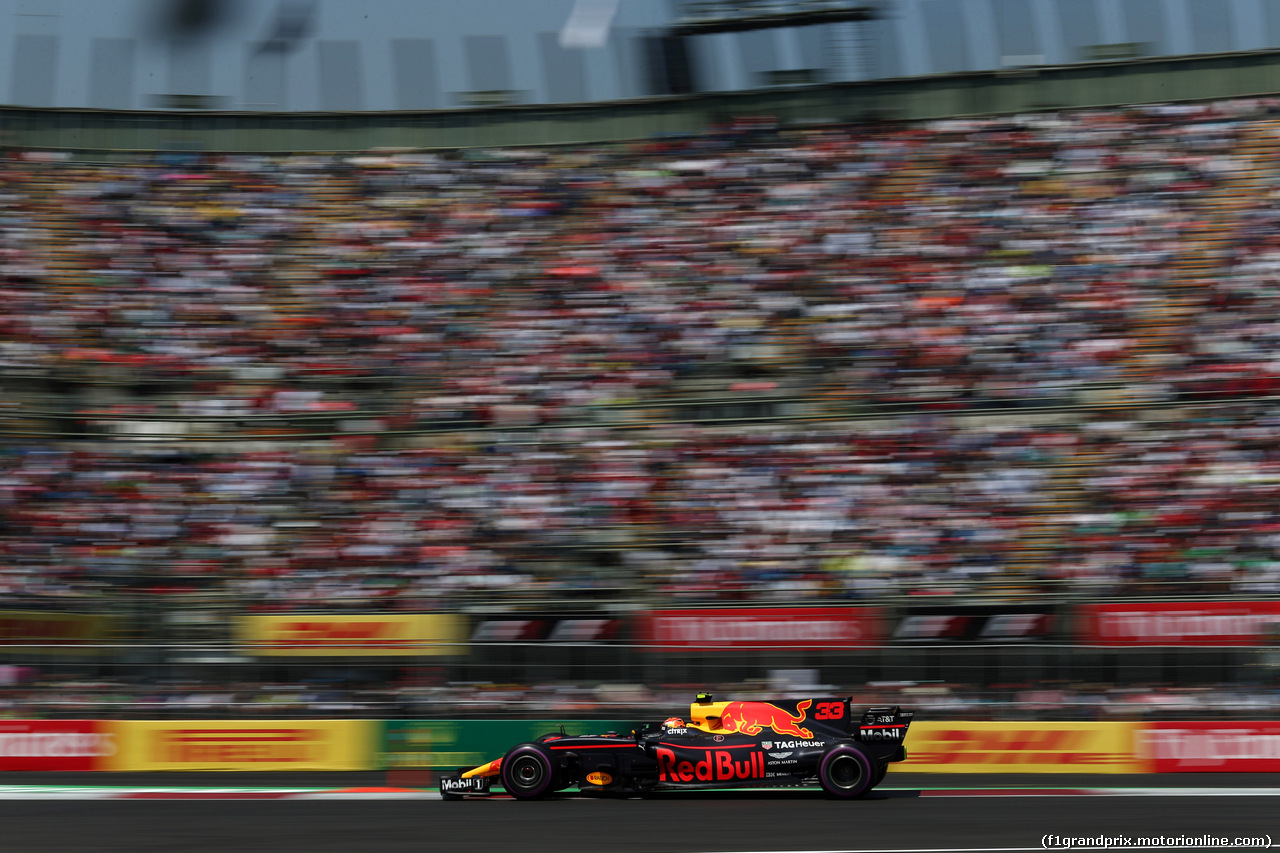 GP MESSICO, 28.10.2017 - Qualifiche, Max Verstappen (NED) Red Bull Racing RB13