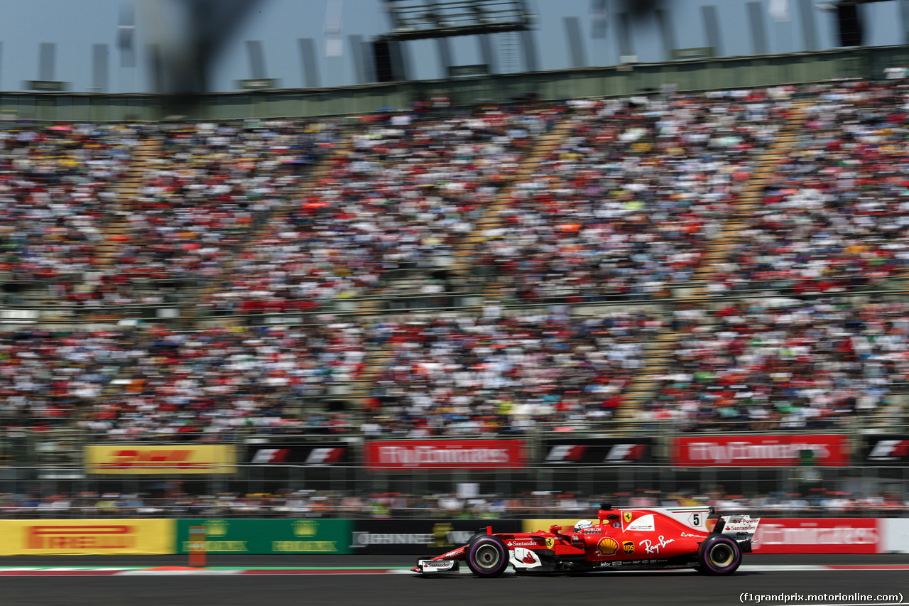 GP MESSICO, 28.10.2017 - Qualifiche, Sebastian Vettel (GER) Ferrari SF70H