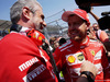 GP MESSICO, 28.10.2017 - Qualifiche, Maurizio Arrivabene (ITA) Ferrari Team Principal e Sebastian Vettel (GER) Ferrari SF70H pole position