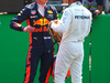 GP MESSICO, 28.10.2017 - Qualifiche, 2nd place Max Verstappen (NED) Red Bull Racing RB13 e 3à Lewis Hamilton (GBR) Mercedes AMG F1 W08