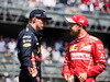 GP MESSICO, 28.10.2017 - Qualifiche, 2nd place Max Verstappen (NED) Red Bull Racing RB13 e Sebastian Vettel (GER) Ferrari SF70H pole position