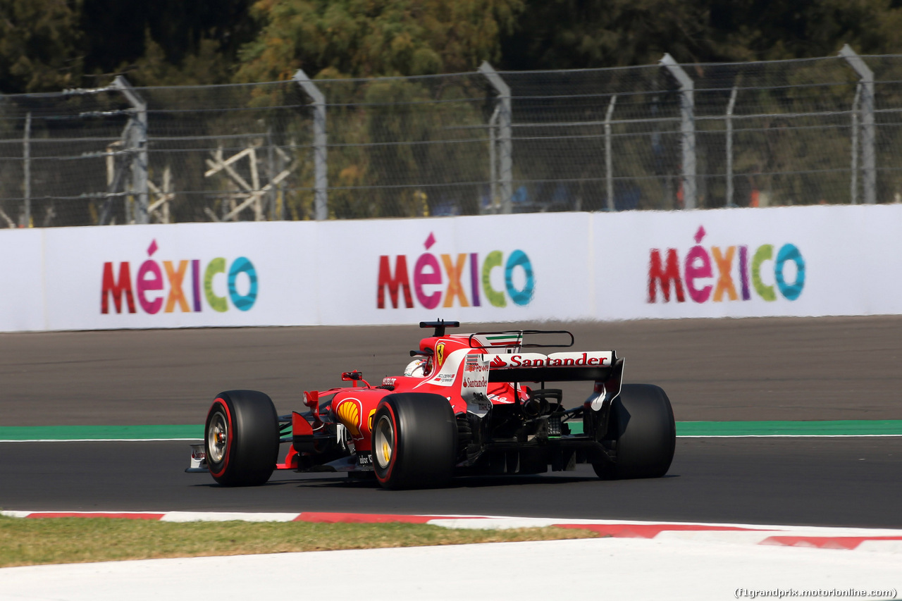 GP MESSICO, 27.10.2017 - Prove Libere 1, Sebastian Vettel (GER) Ferrari SF70H