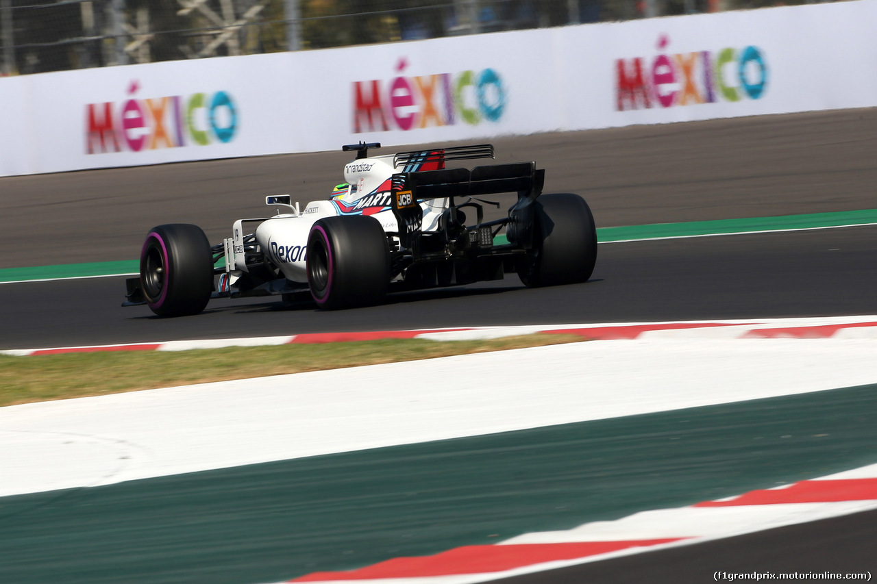 GP MESSICO, 27.10.2017 - Prove Libere 1, Felipe Massa (BRA) Williams FW40