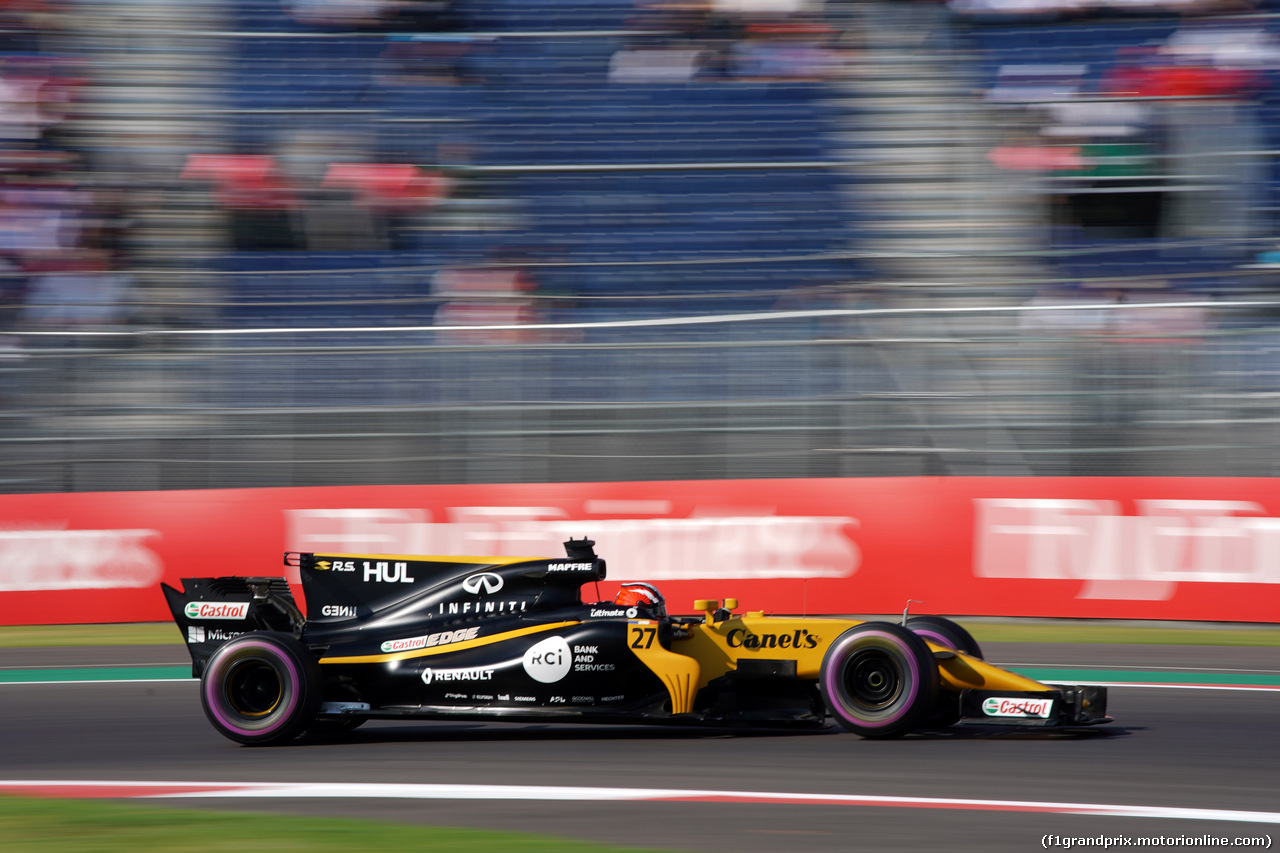 GP MESSICO, 27.10.2017 - Prove Libere 1, Nico Hulkenberg (GER) Renault Sport F1 Team RS17