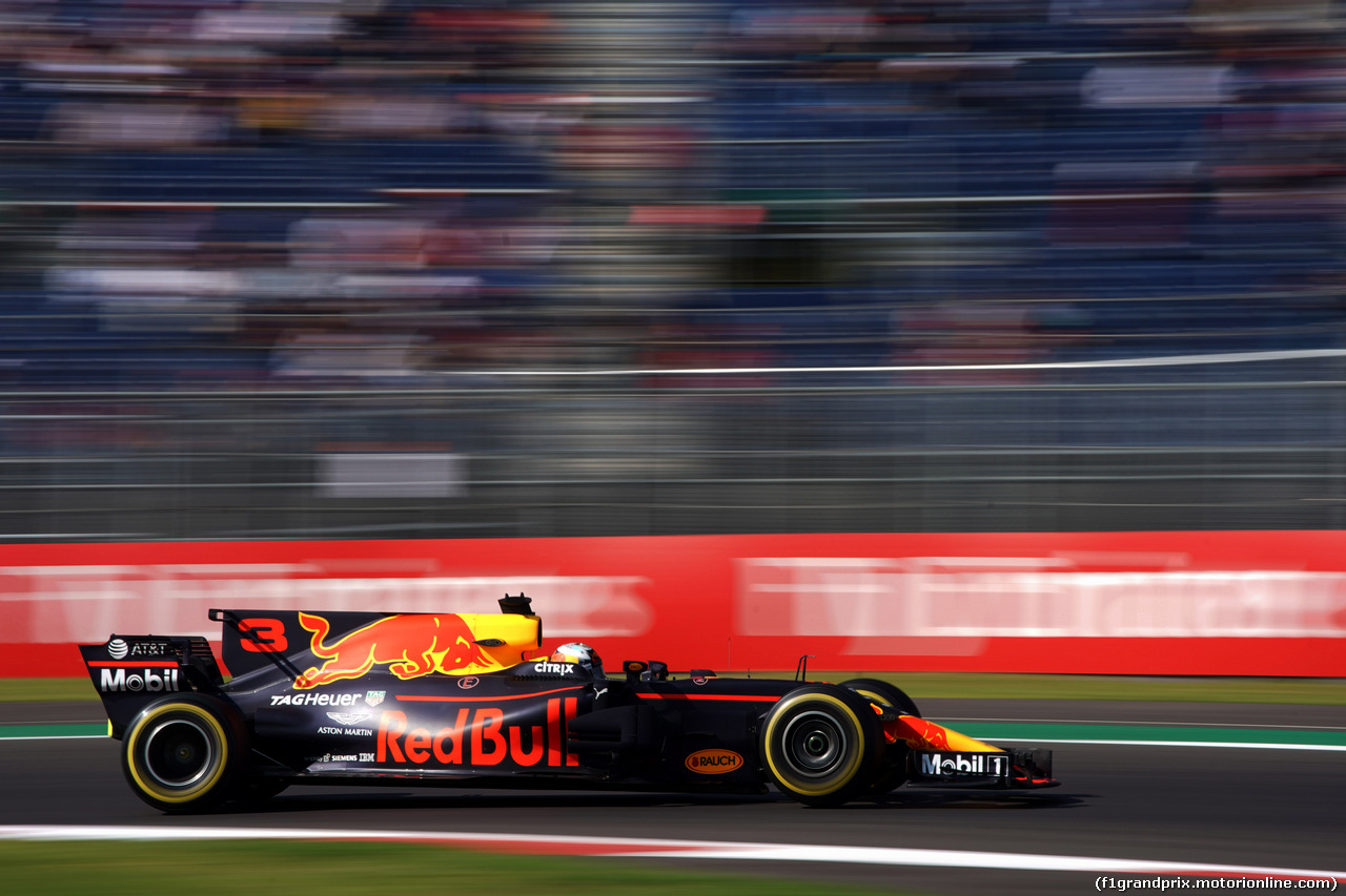 GP MESSICO, 27.10.2017 - Prove Libere 1, Daniel Ricciardo (AUS) Red Bull Racing RB13